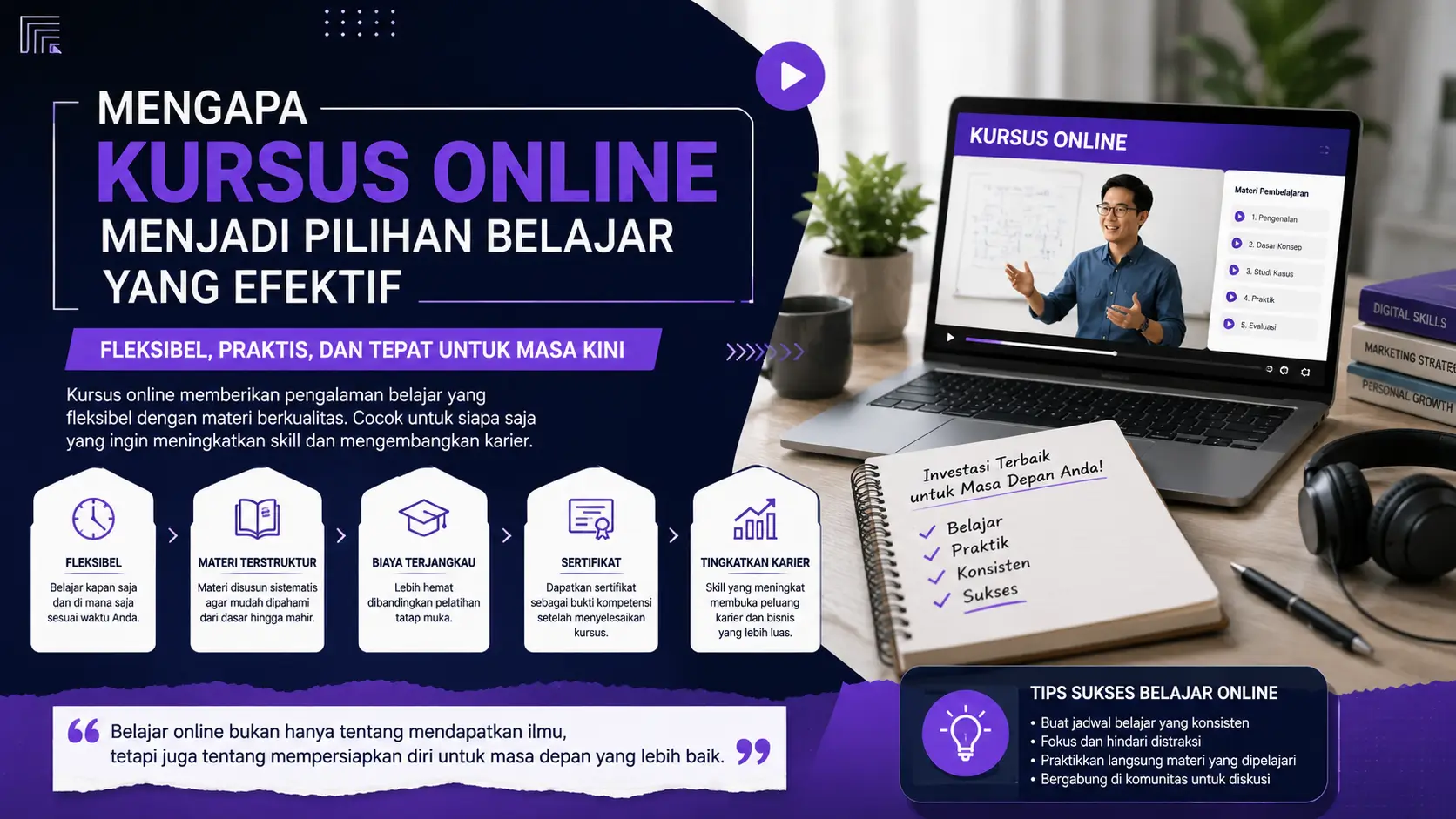 Mengapa Kursus Online Menjadi Pilihan Belajar yang Efektif