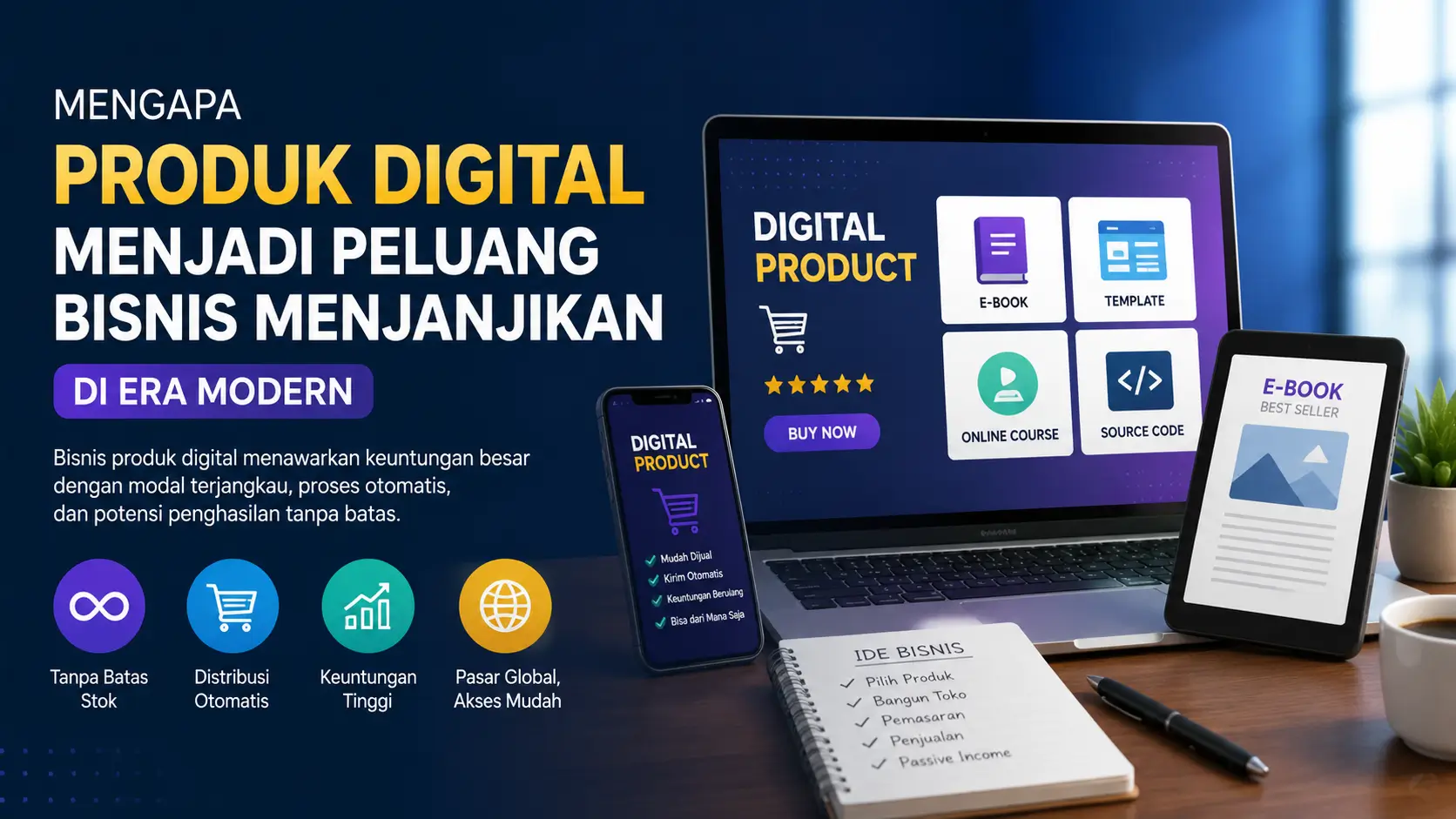 Mengapa Produk Digital Menjadi Peluang Bisnis Menjanjikan di Era Modern